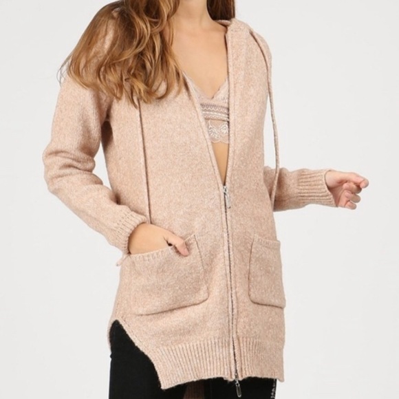 Light Pink Sweater Cardigan - Picture 2 of 6